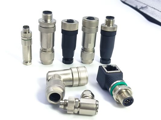 IP67 防水円形接続器 M5 M8 M9 M12 M16 M23 ケーブルオーバーモールディング
