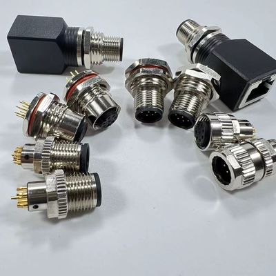 良い値段 EMCシールド 12mm M12 5ピン接続器 壁面 3 - 17 コンタクト オンライン