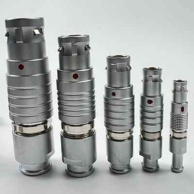 LEMO 00B 0B 1B 2B 3B 4B 円形プッシュプルコネクタ 2-32 コンタクト 360度EMCシールド