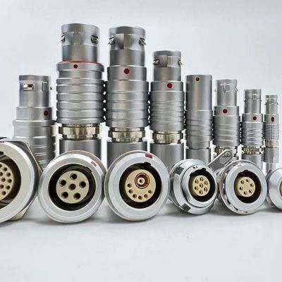良い値段 複数の1コアシアルM12回形コネクタプッシュプル回形EMCシールド オンライン